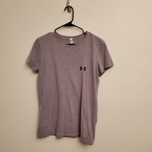 VGUC Under Armor Heat Gear Short Sleeve Shirt, Heathered Maroon, Size M